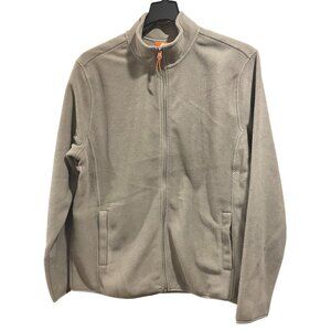 Men's Fleece Jacket, Ozark Trail, L, Taupe Falls, NWT